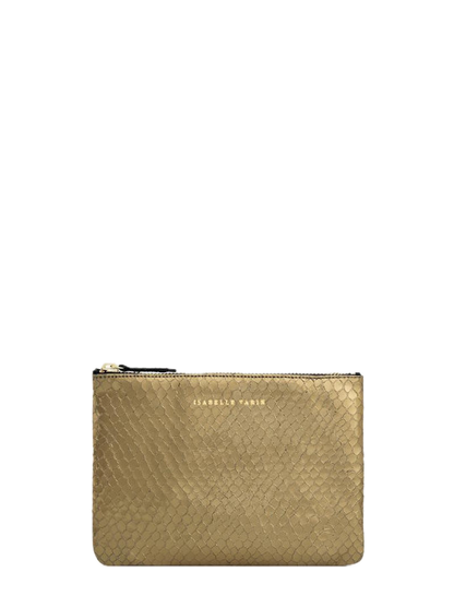 Shimmer Leather Pouch - Small