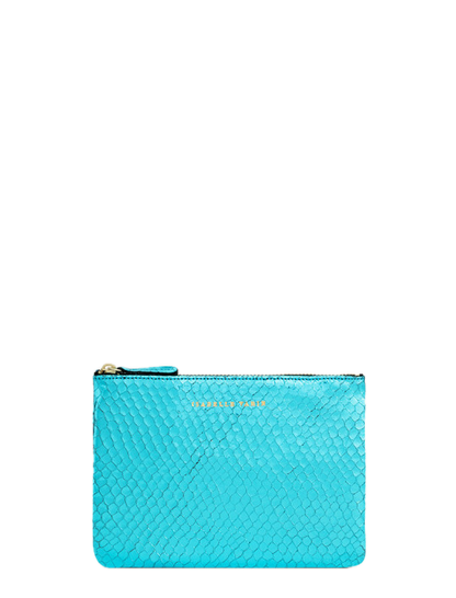 Shimmer Leather Pouch - Small