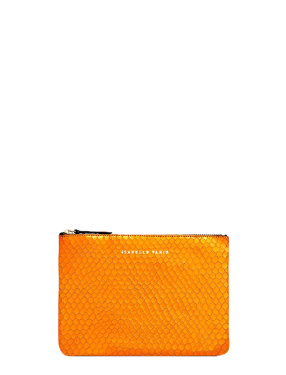 Shimmer Leather Pouch - Small