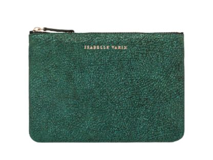 Shimmer Leather Pouch - Small
