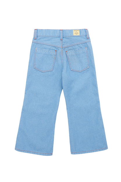 Slim Flared Jeans - Baby Blue
