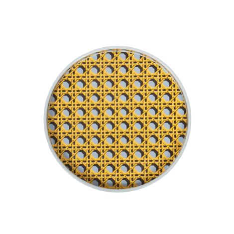 Regency Caning Tray - Wedgewood Blue