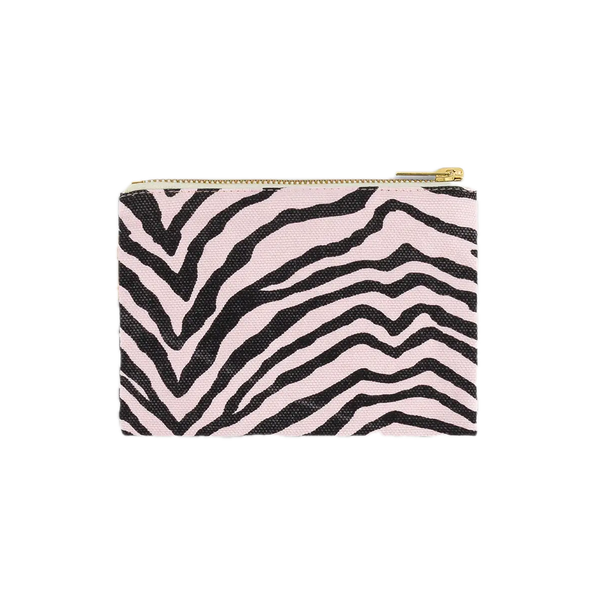 Small Zip Pouch - Zebra
