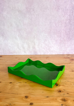 Rita Konig Belles Rives Lacquer Tray - Kermit