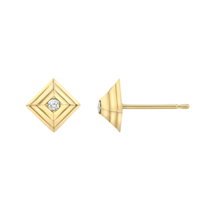 Sofi Stud Earrings - Diamond