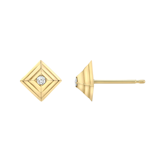 Sofi Stud Earrings - Diamond
