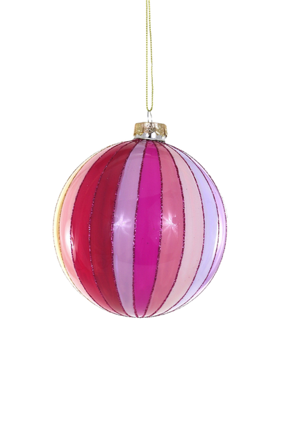 Rainbow Glitter Spectrum Bauble Ornament