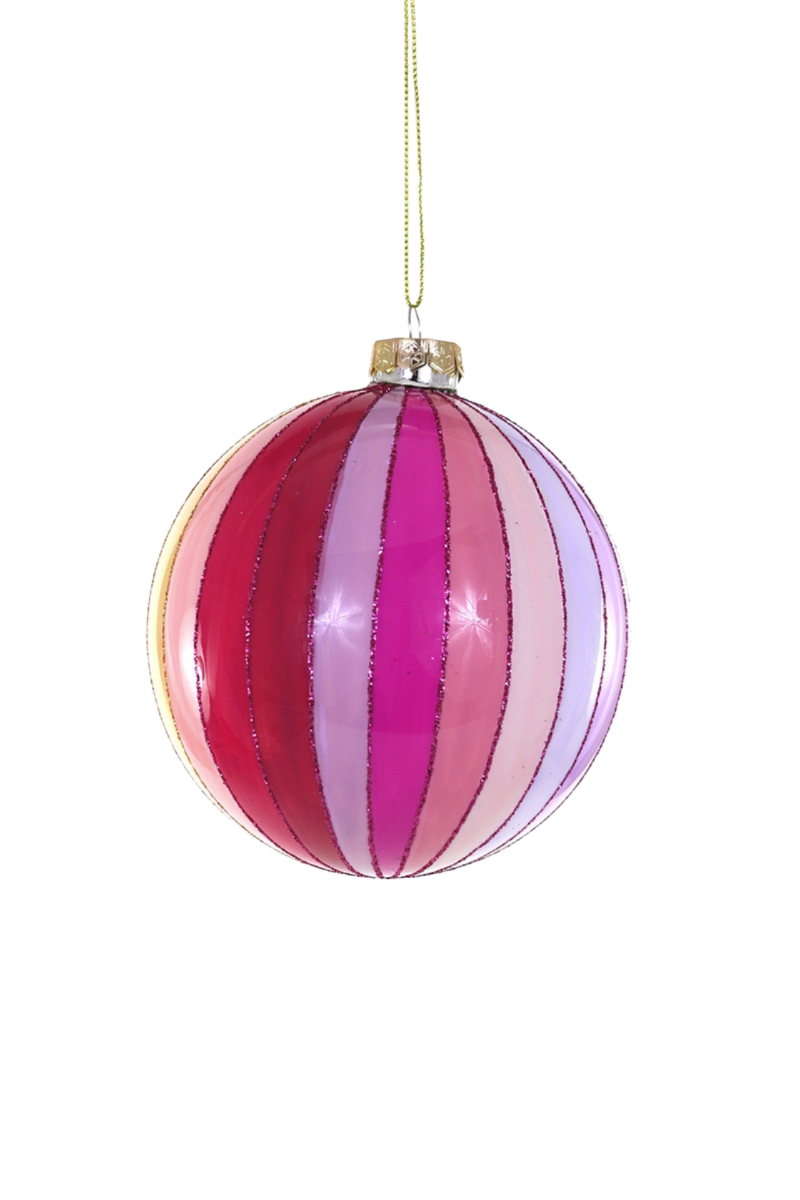 Rainbow Glitter Spectrum Bauble Ornament