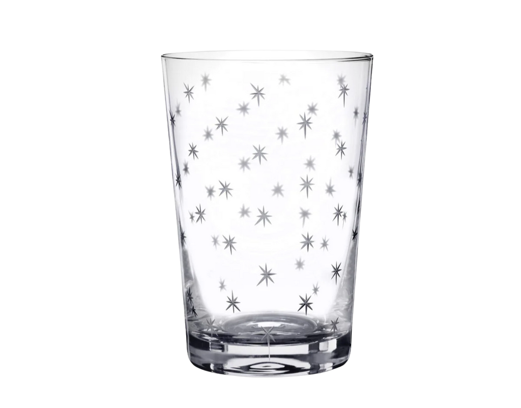 Star Etched Glass Tumblers Set of 6 – House of Cardoon