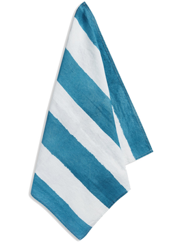 Stripe Linen Napkin - Blue