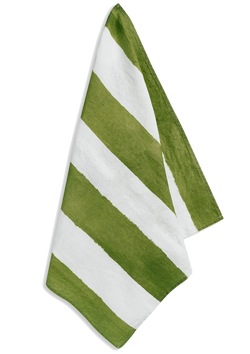 Stripe Linen Napkin - Green