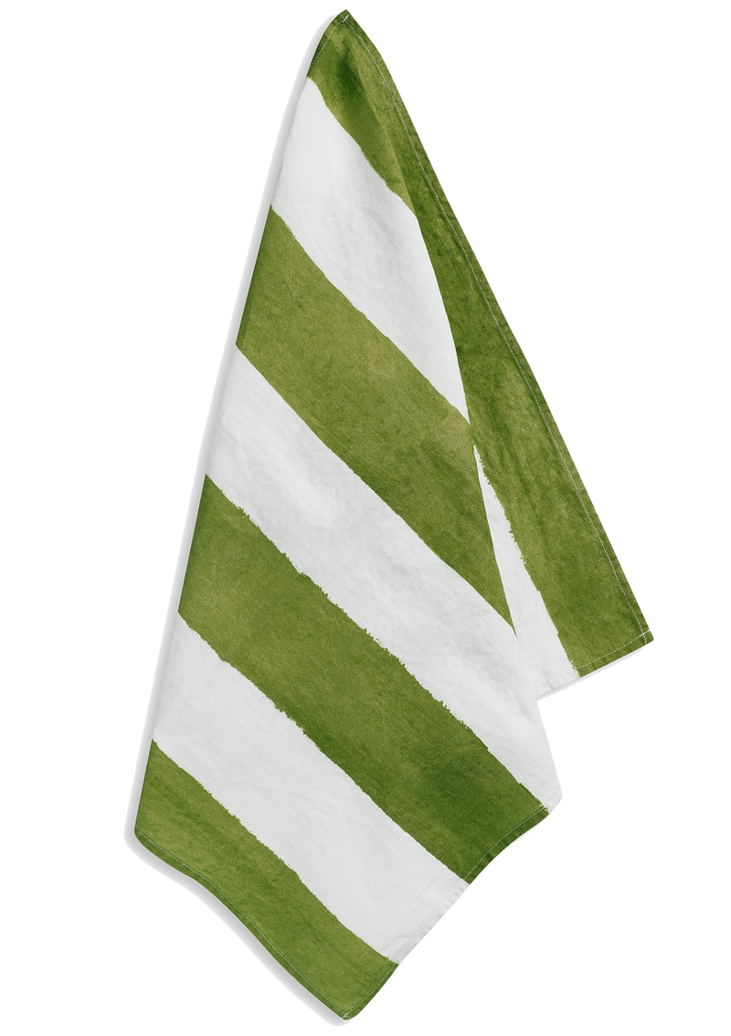 Stripe Linen Napkin - Green