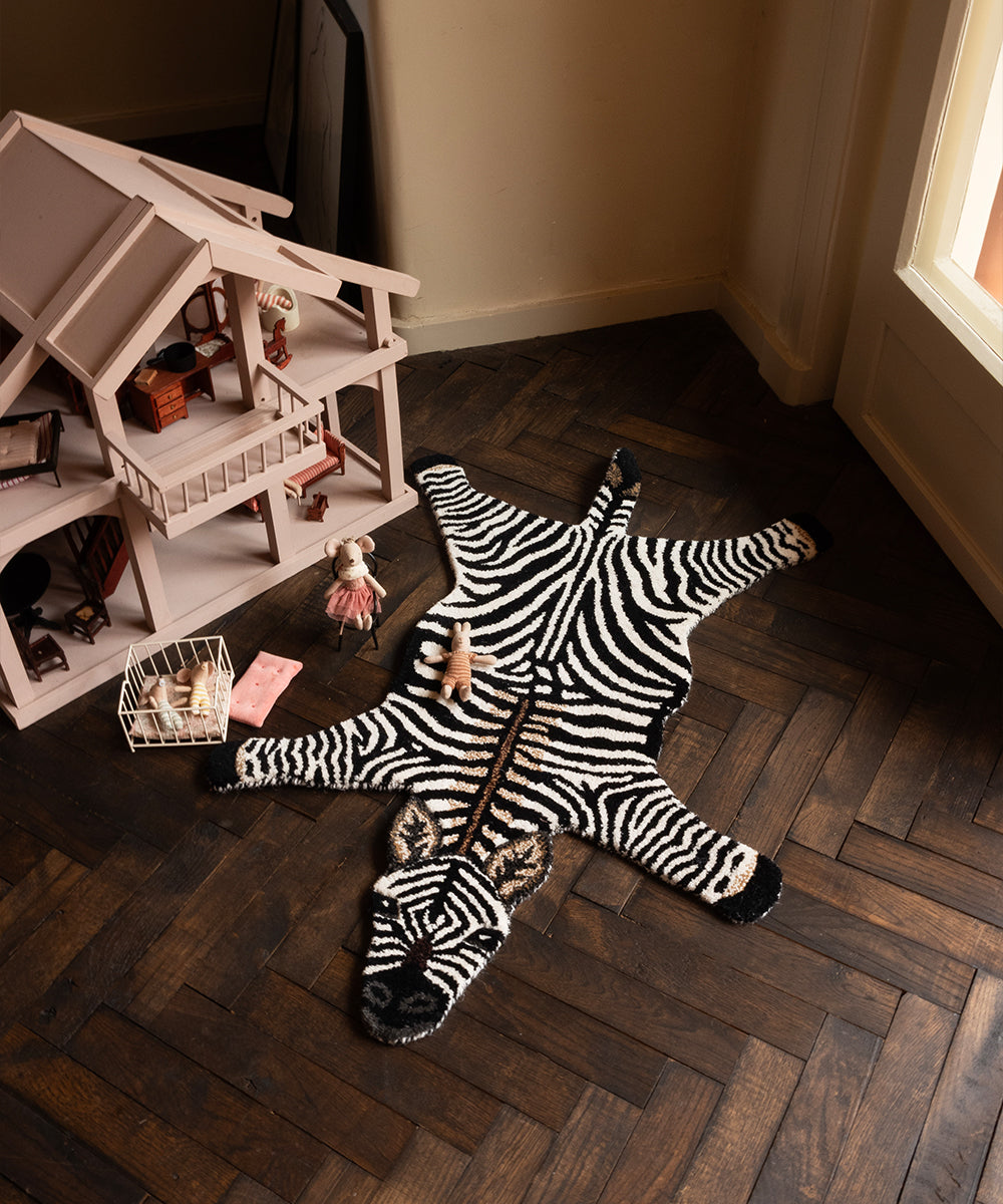 Stripey Zebra Rug