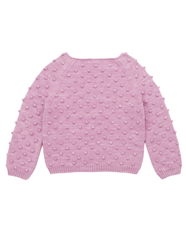 Summer Popcorn Sweater - Hazy Lilac