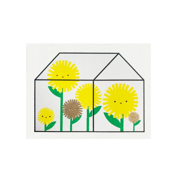 Sunflower House Mini Card