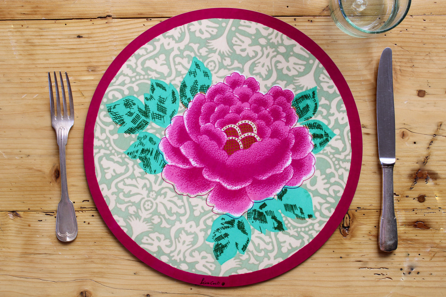 Sunrise Placemat - Celadon