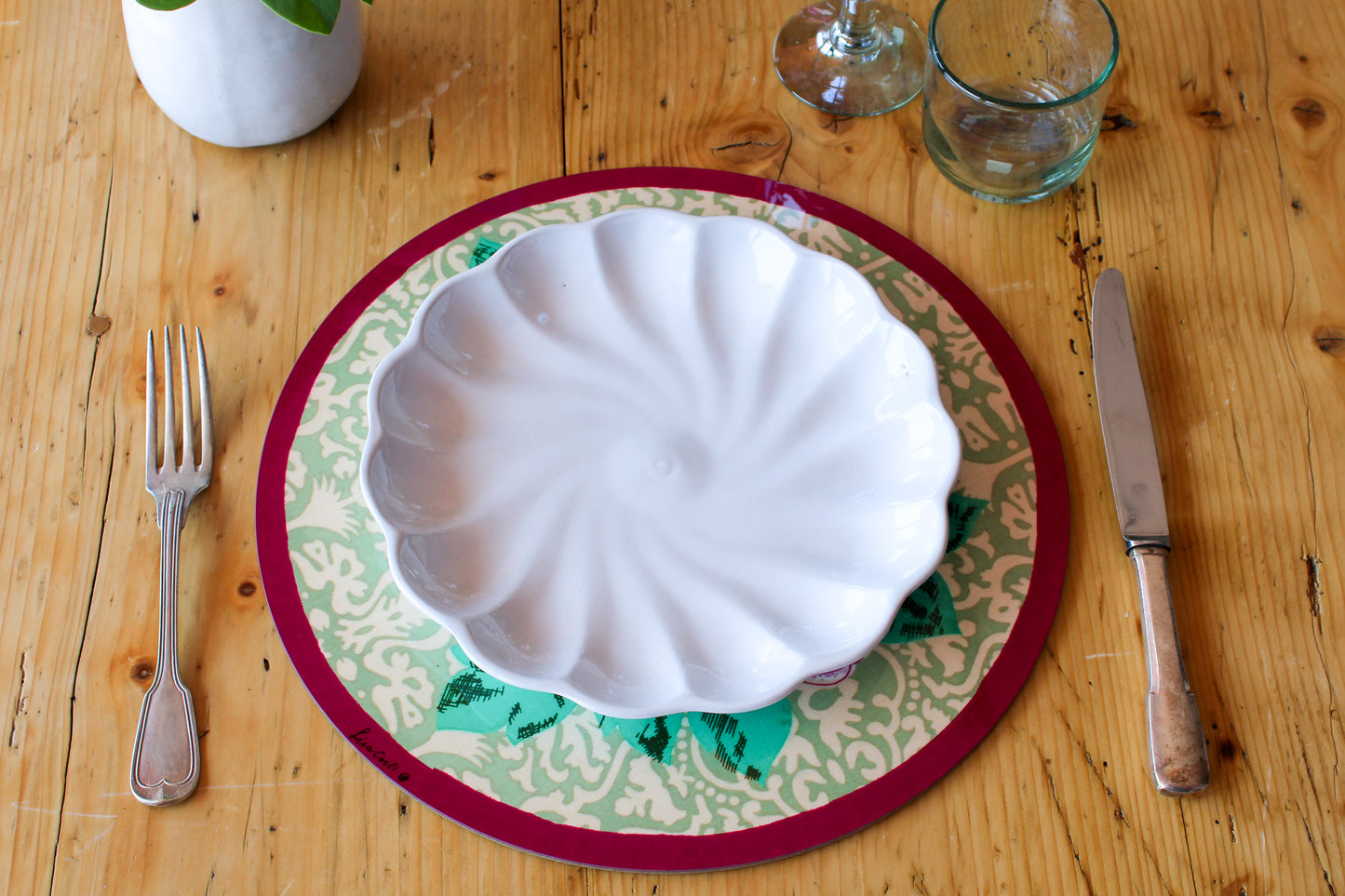 Sunrise Placemat - Celadon