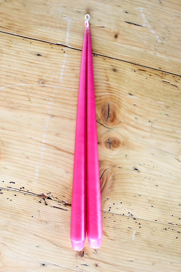 Cone Tapers, Hot Pink
