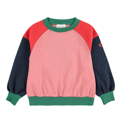 Tic Tac Toe Color Block Sweatshirt