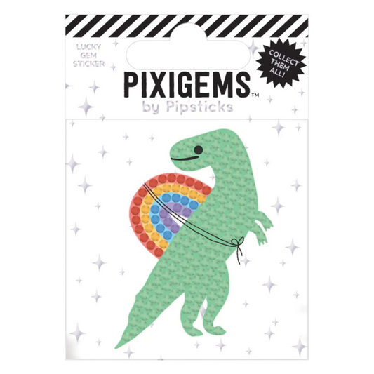 Tiki T-Rex Pixigem Sticker