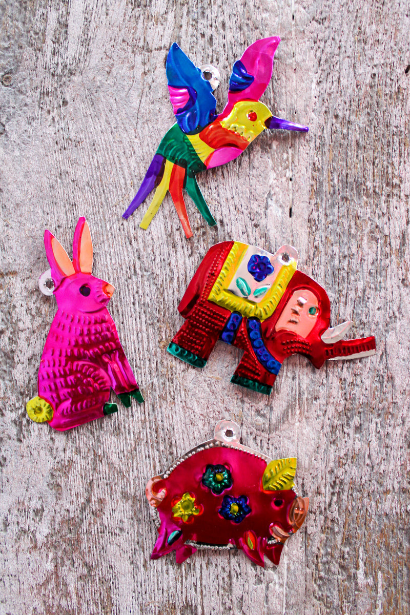 Tin Animal Ornaments