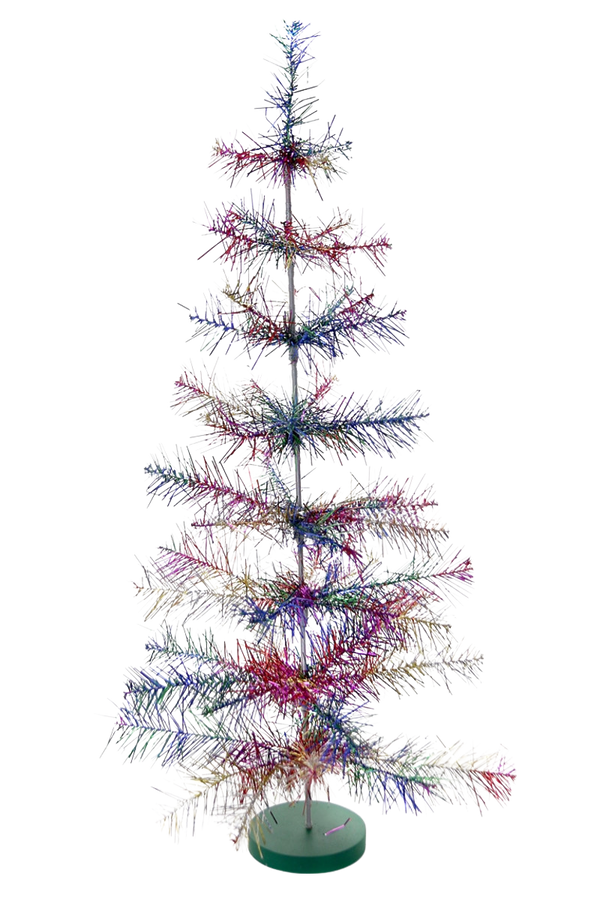 Tinsel Rainbow Christmas Tree