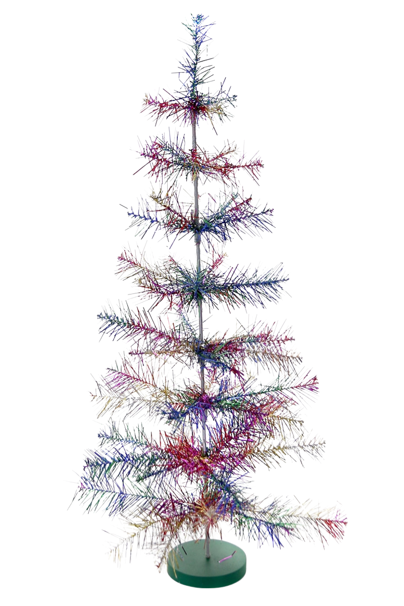 Tinsel Rainbow Christmas Tree