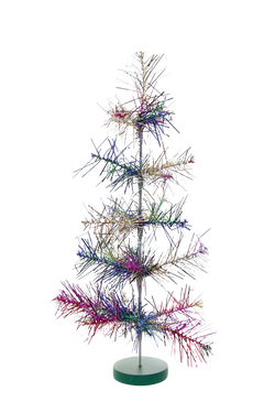 Tinsel Rainbow Christmas Tree
