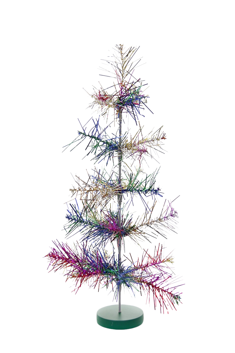 Tinsel Rainbow Christmas Tree