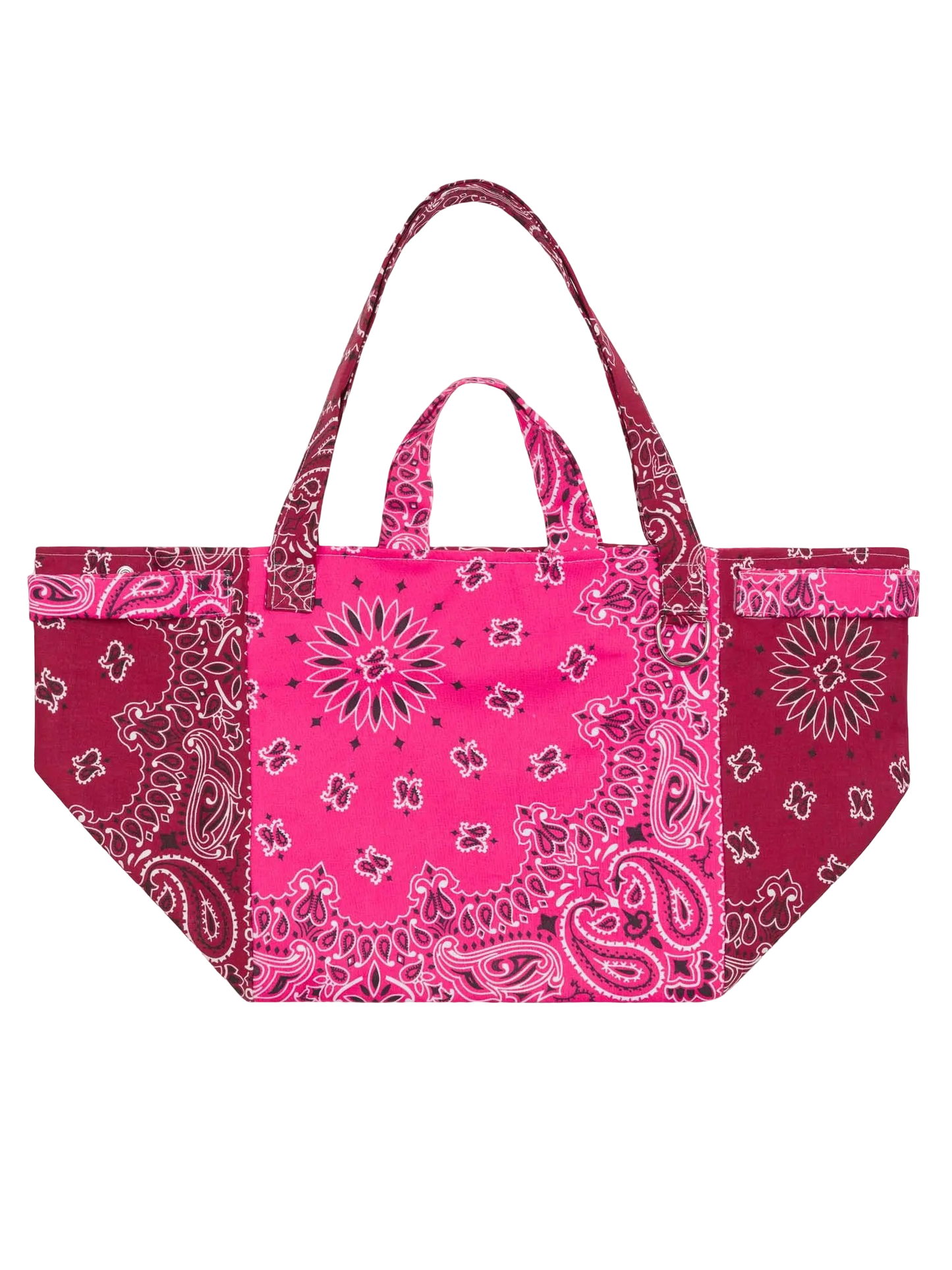 Trapeze Quilted Colorblock Tote Bag