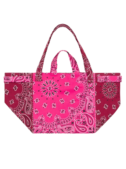 Trapeze Quilted Colorblock Tote Bag