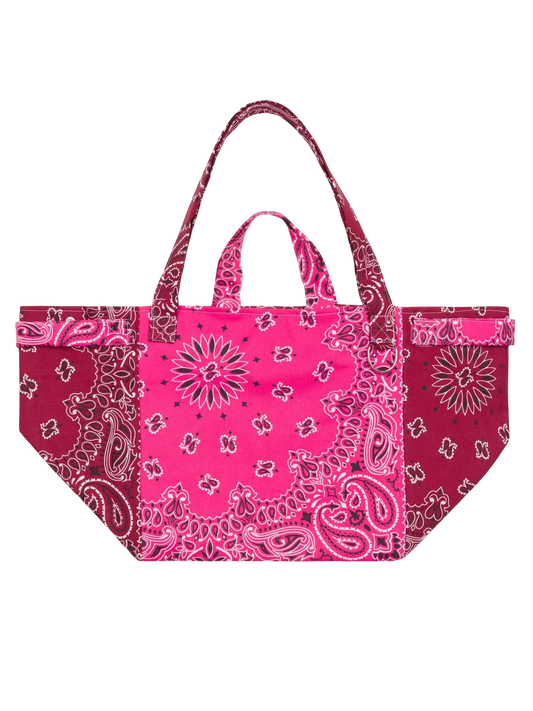 Trapeze Quilted Colorblock Tote Bag