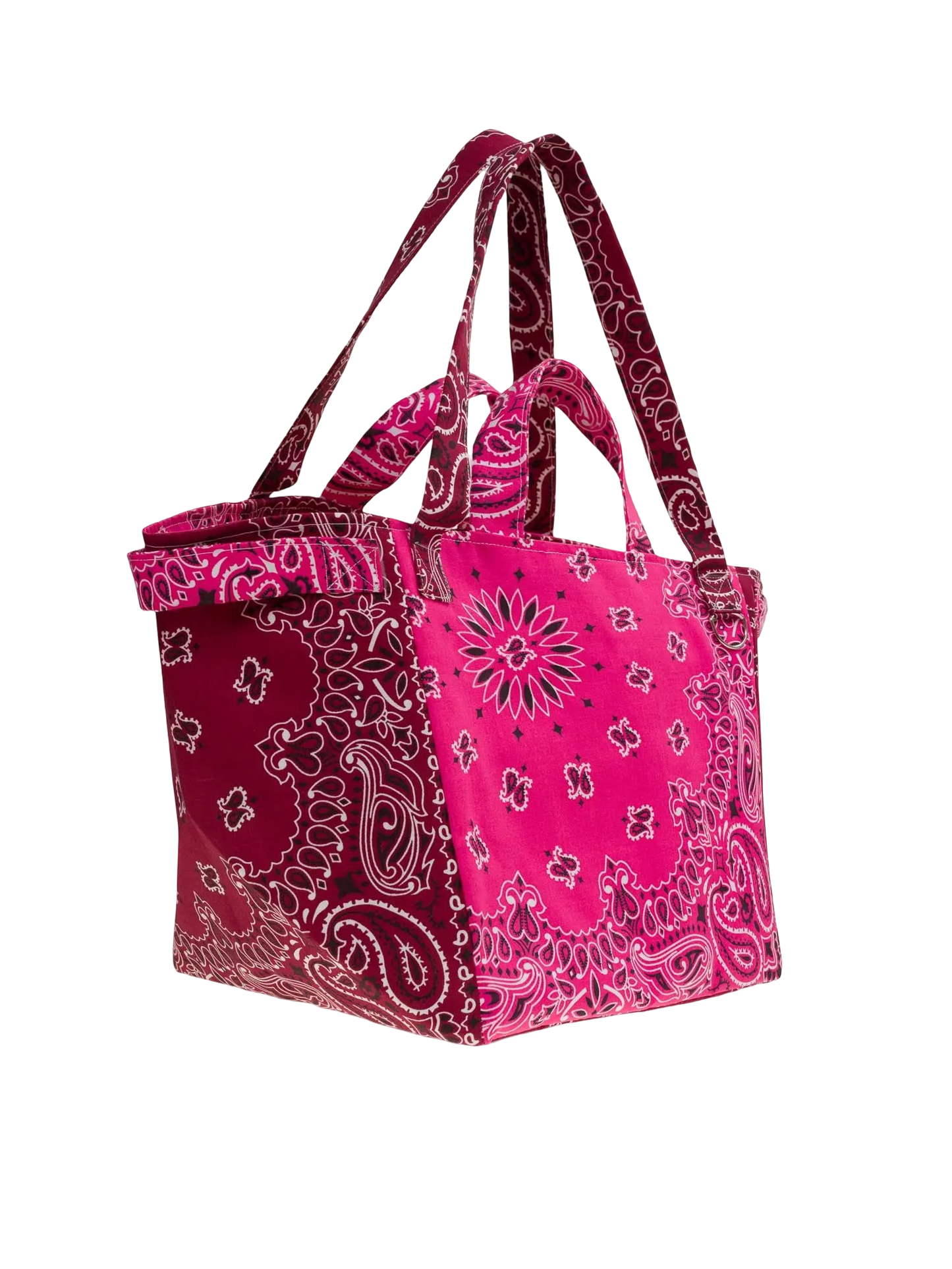 Trapeze Quilted Colorblock Tote Bag