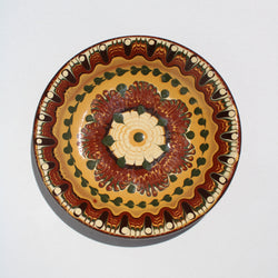 Vintage Bulgarian Pottery Plate