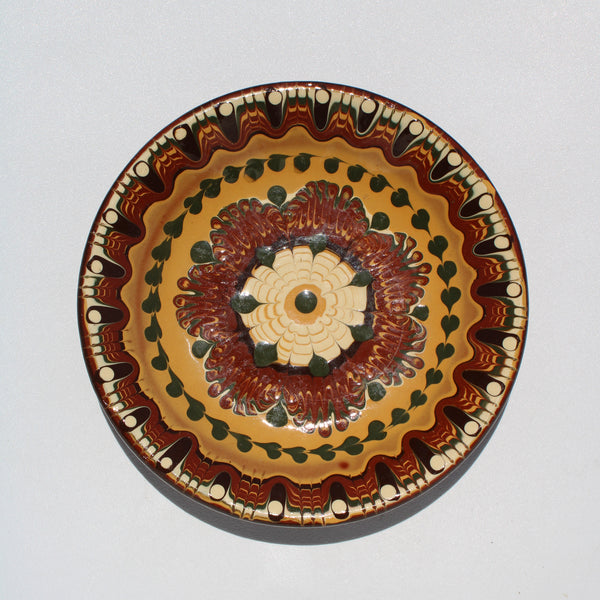 Vintage Bulgarian Pottery Plate