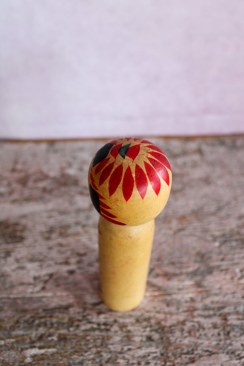 Vintage Japanese Kokeshi Doll - Mini