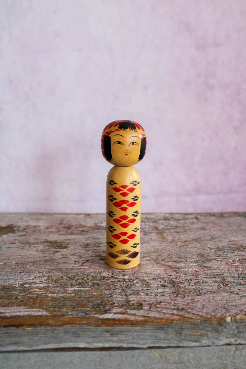 Vintage Japanese Kokeshi Doll - Mini