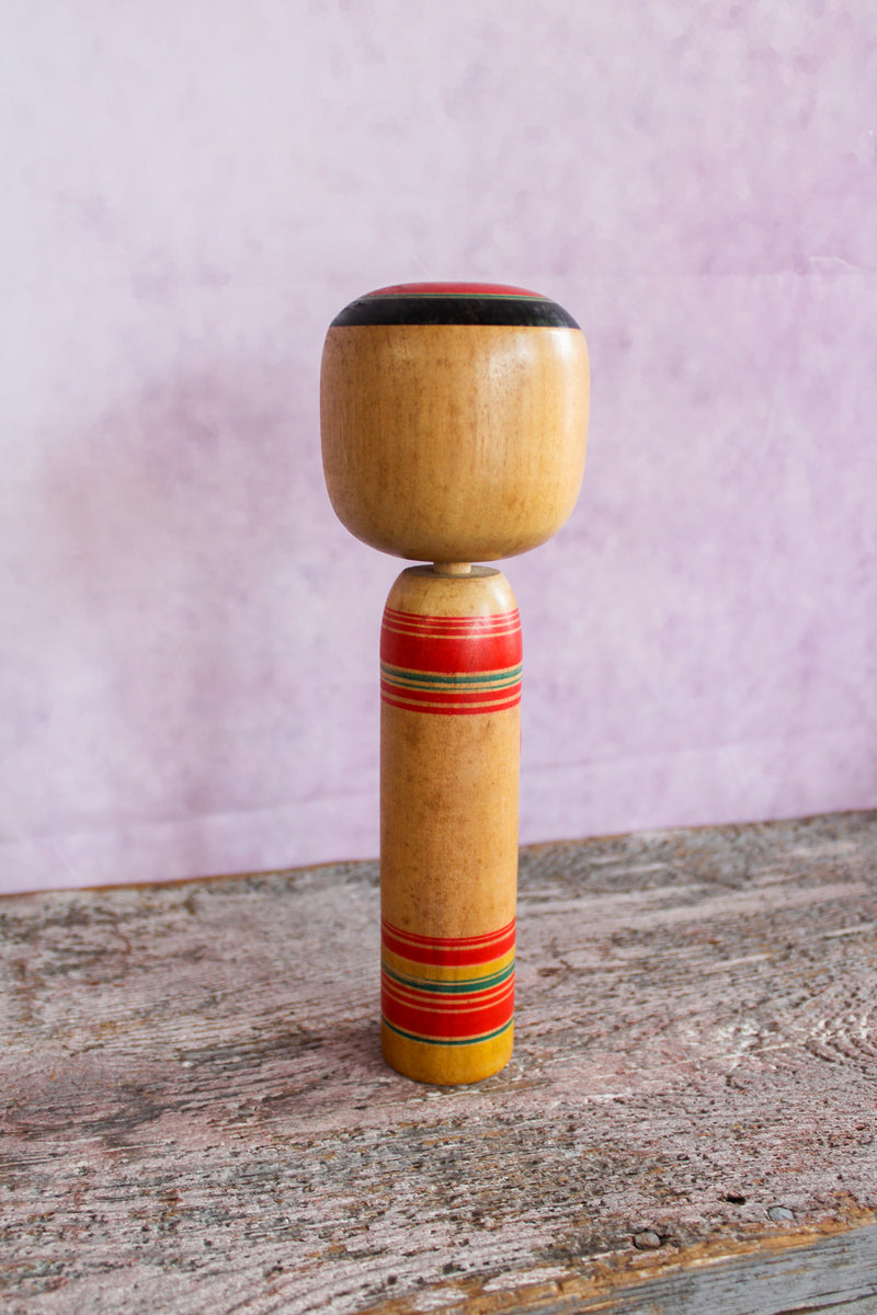 Vintage Japanese Kokeshi Dolls - Medium