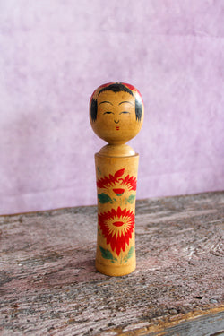 Vintage Japanese Kokeshi Dolls - Small