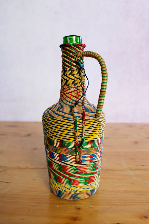 Vintage Scoubidou Bottle - No. 10