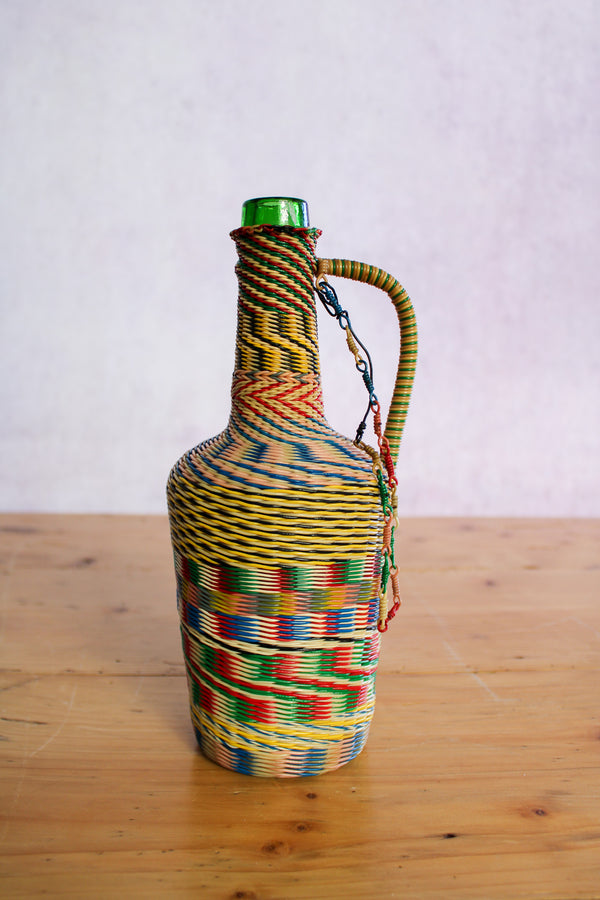 Vintage Scoubidou Bottle - No. 10