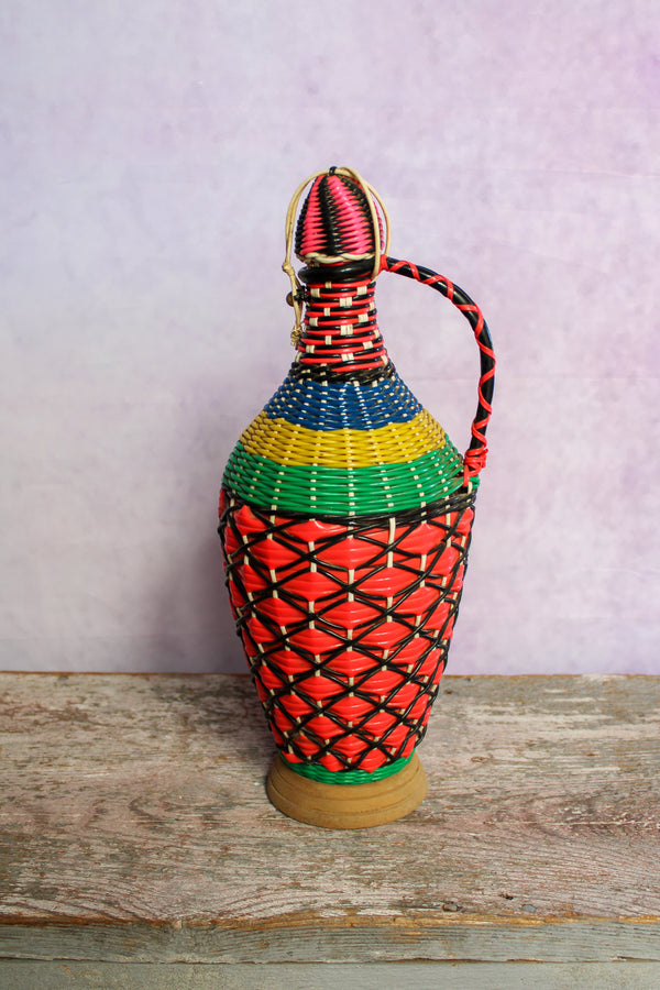 Vintage Scoubidou Bottle - No. 18