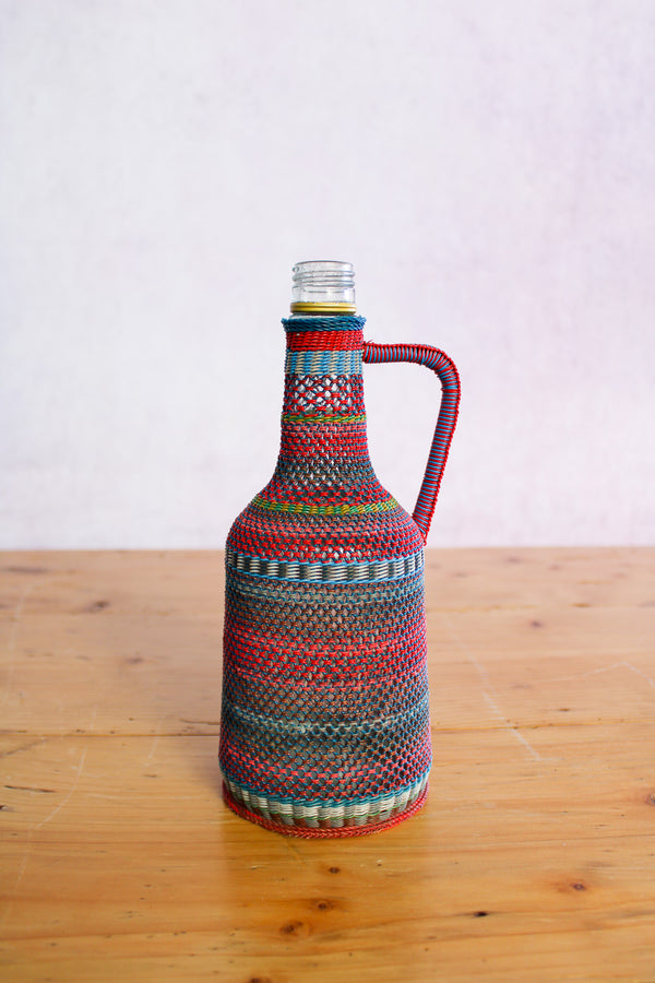 Vintage Scoubidou Bottle - No. 6