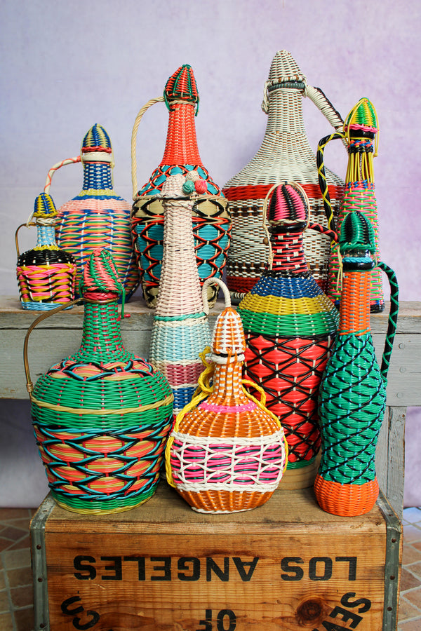 Vintage Scoubidou Bottle - No. 18