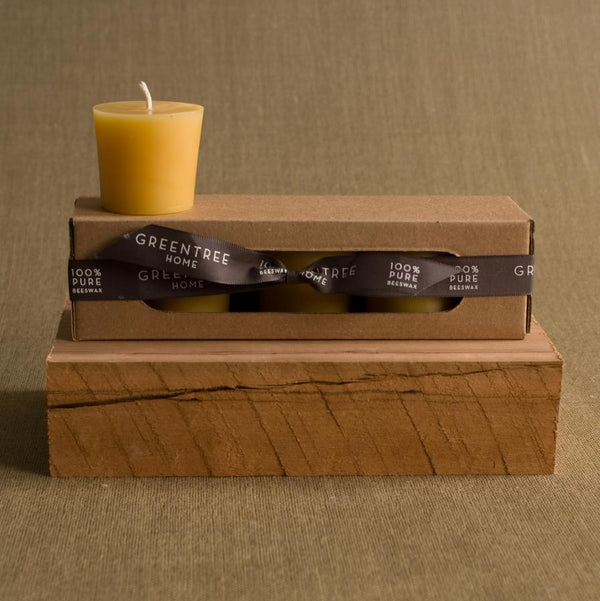 Votives Set of 4- Natural