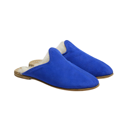 Electric Blue Shearling Baba