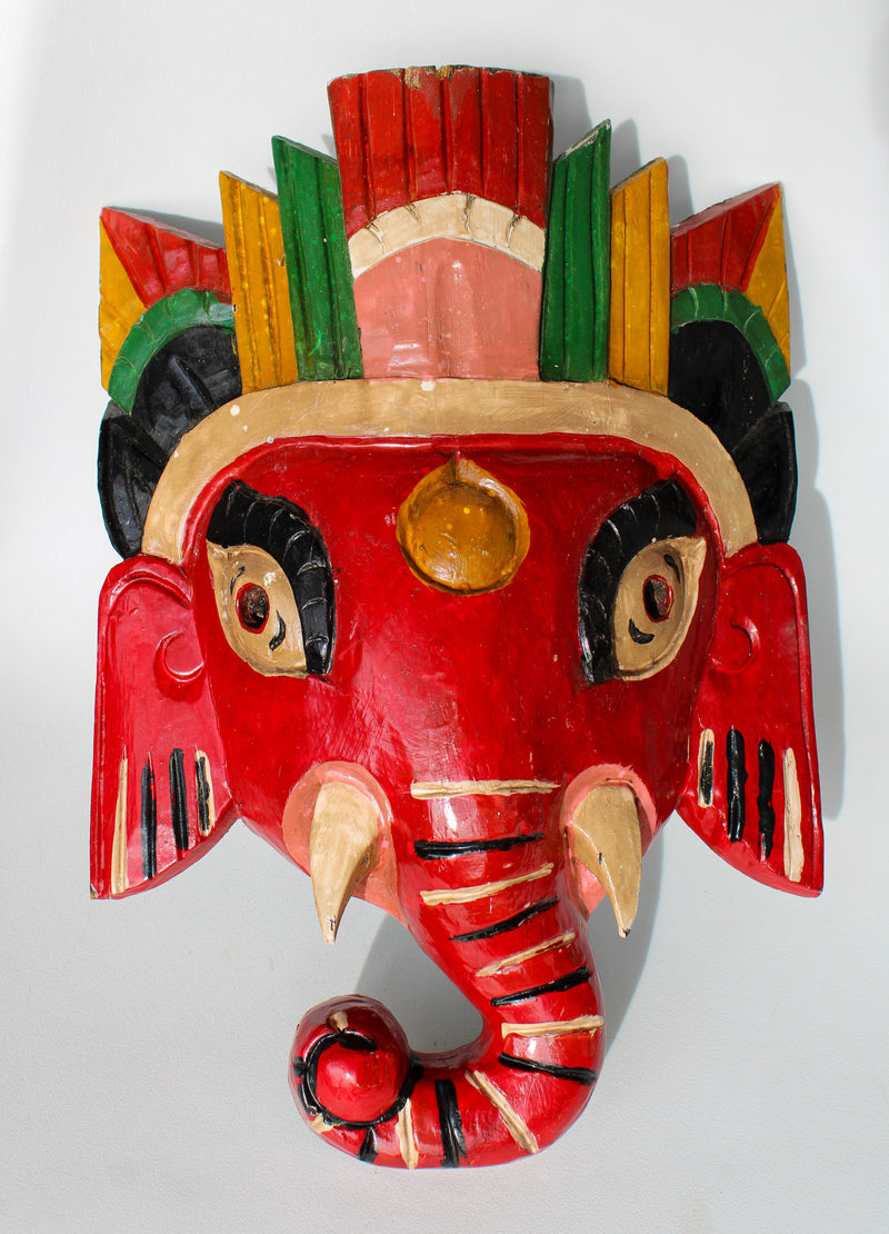 Wooden Ganesh Mask