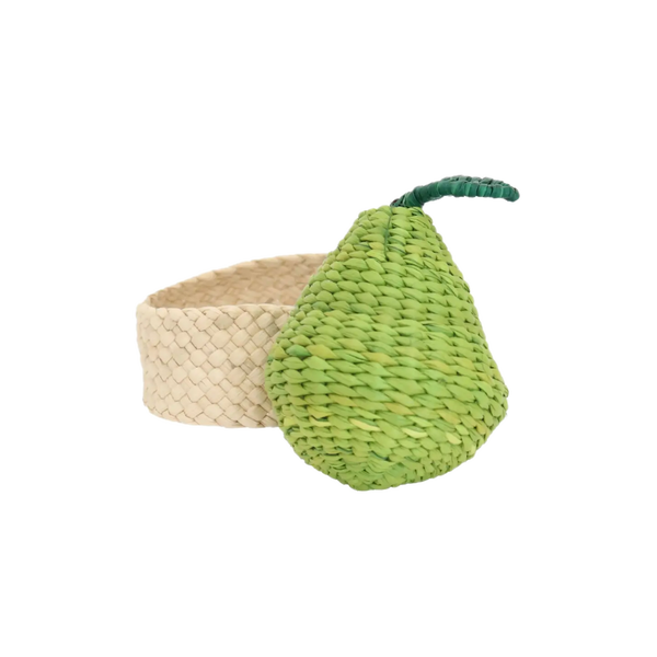 Woven Fruit Napkin Ring - Pear