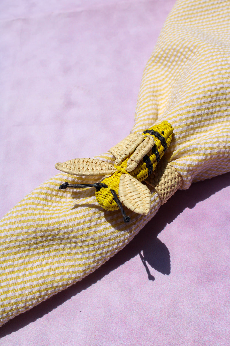 Woven Bee Napkin Ring