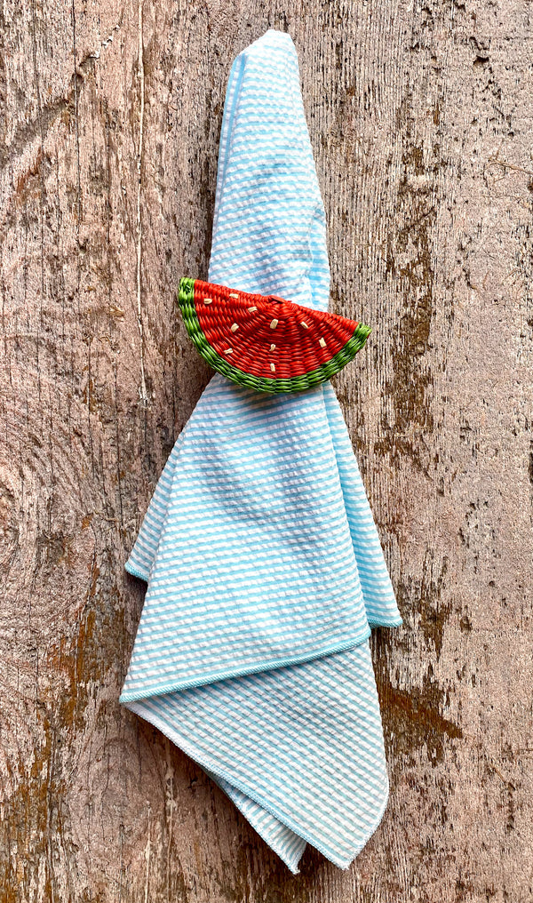 Woven Fruit Napkin Ring - Watermelon